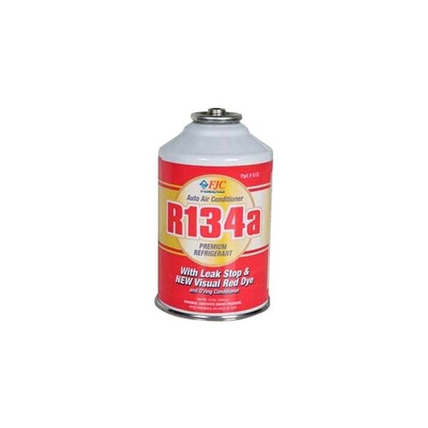 FJC® - R134a Refrigerant with Stop Leak & Red Dye, 12 oz