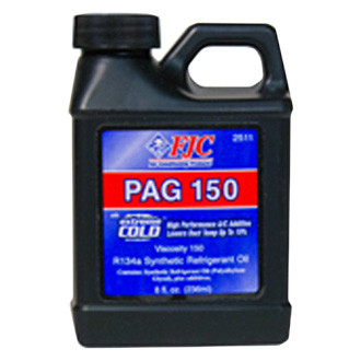 FJC® - PAG-150 R134a Synthetic Refrigerant Oil with Extreme Cold Synthetic Performance Booster, 8 oz