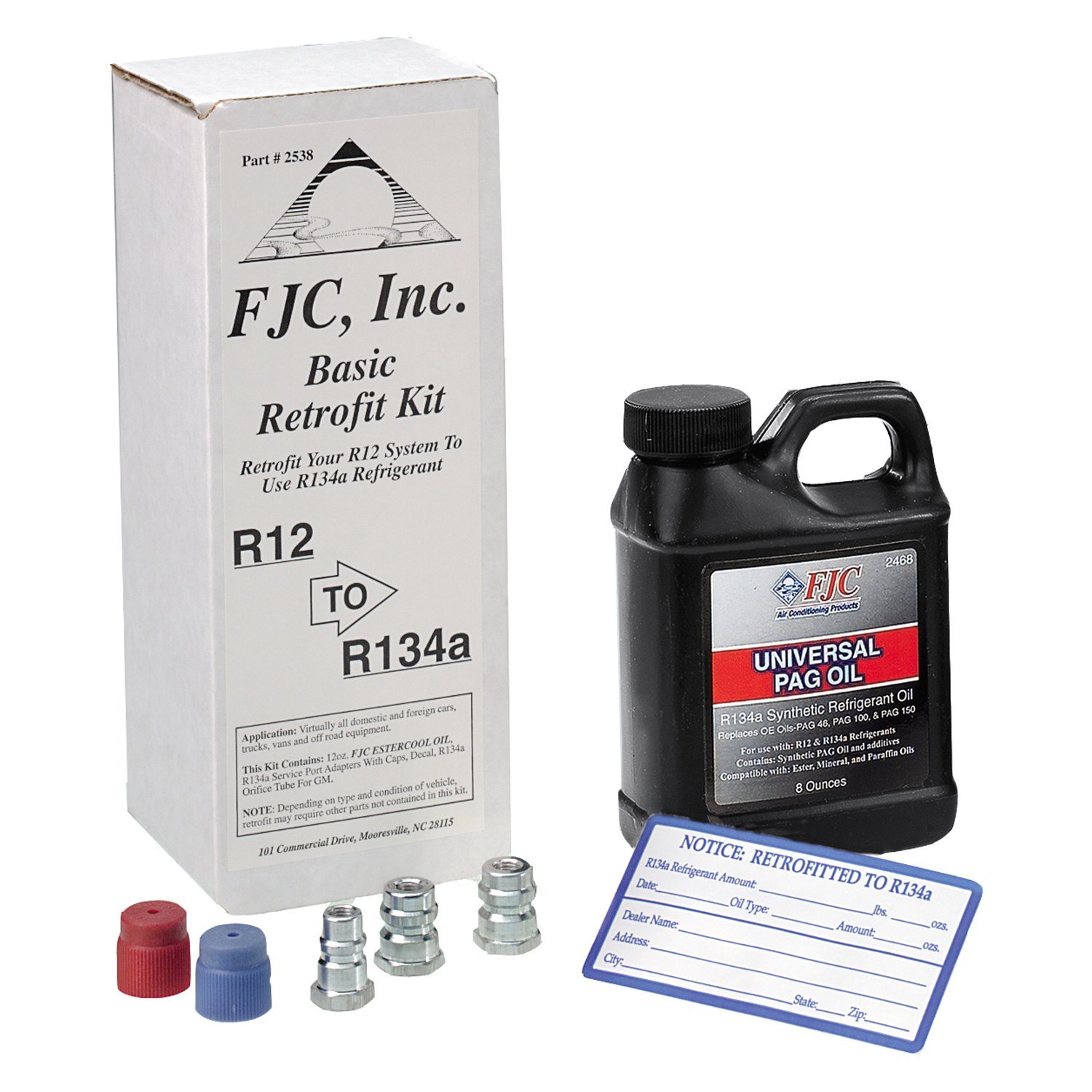 FJC® 2538 R12 to R134a Retrofit Kit