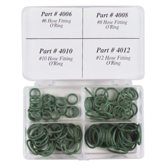 FJC® - 100-Piece HNBR Top Four O-Ring Assortment
