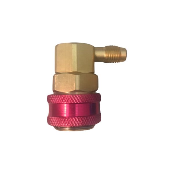 FJC® - 1/4" Red R-1234yf High Side 90° Quick Coupler