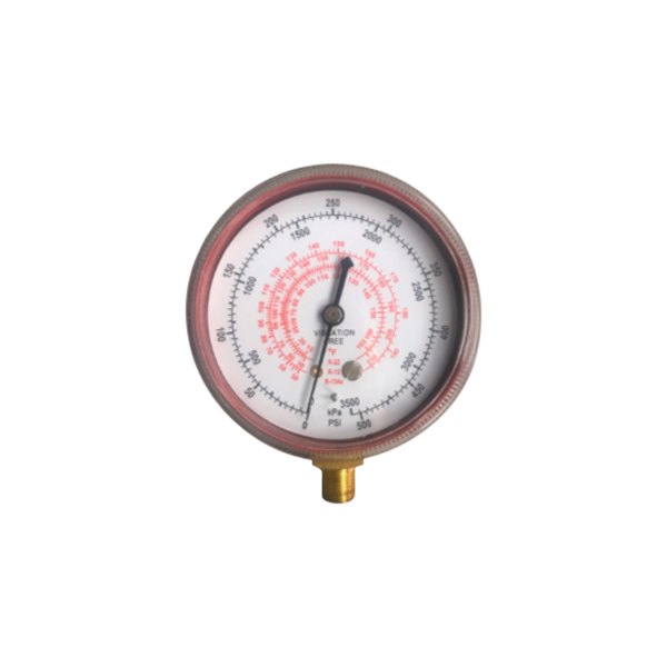 FJC® - 2.5" Red R-12, R-22, R-134a High Side Dual Replacement Gauge