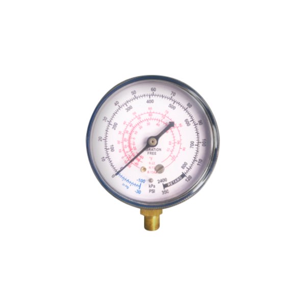FJC® - 2.5" Blue R-12, R-22, R-134a Low Side Dual Replacement Gauge