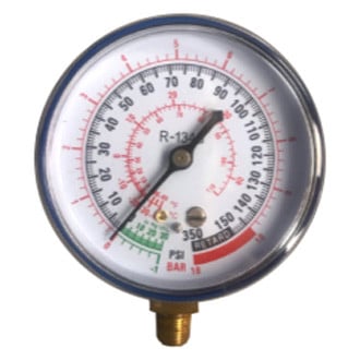 FJC® 6136 - 2-1/2" Blue R-134a Low Side Replacement Gauge