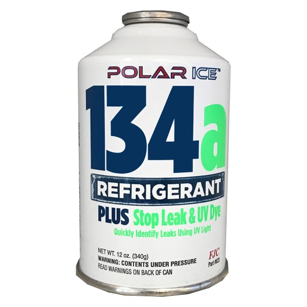 FJC® - R134a Refrigerant with Fluorescent Leak Detection Dye, 12.5 oz