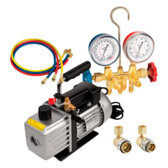 FJC® - Vacuum Pump and Gauge Manifold Set