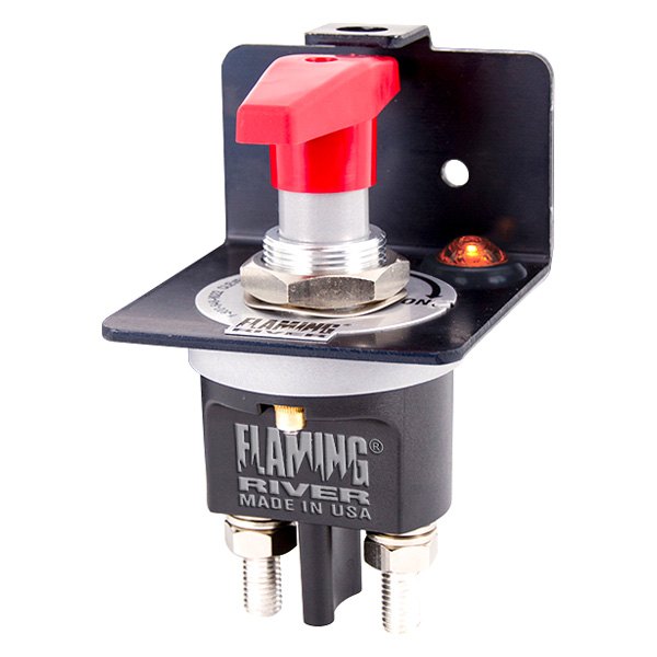 Flaming River® FR1046LED Battery Disconnect Switch with LED Indicator