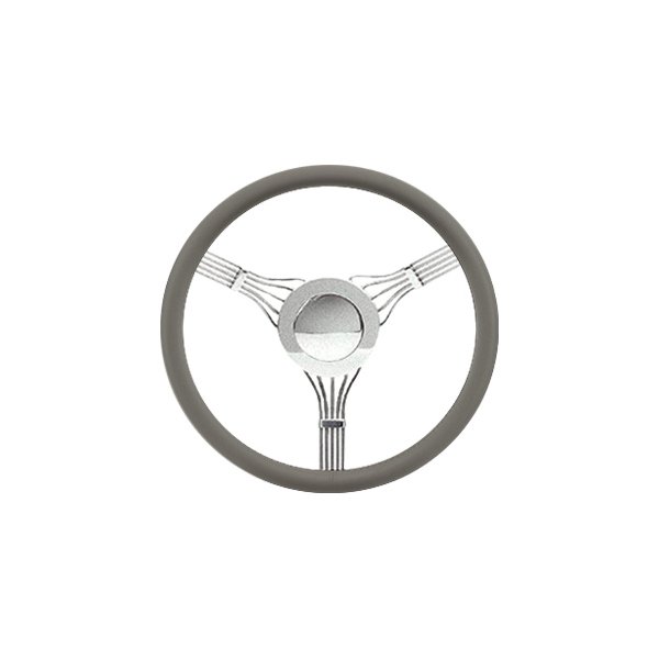 Flaming River® - Steering Wheel with Light Gray Grip