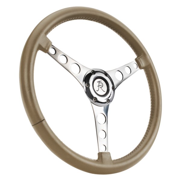 Flaming River® - Steering Wheel with Tan Grip