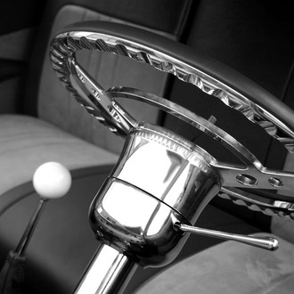 Flaming River® - Chrome Steering Rack