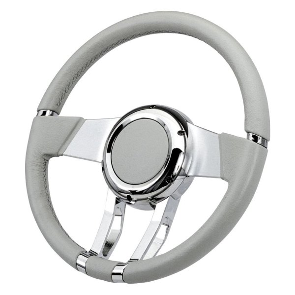 Flaming River® - Steering Wheel with Light Gray Grip