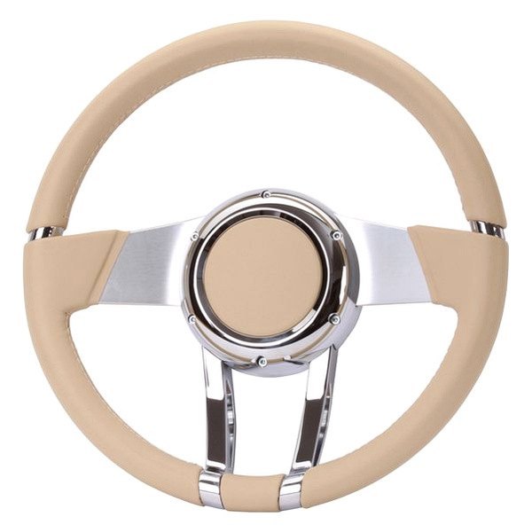 Flaming River® - Steering Wheel with Light Tan Grip