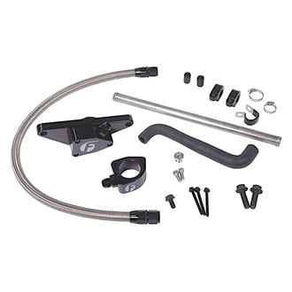 Fleece Performance Engineering® - Stainless Steel Coolant Bypass Kit with Stainless Steel Braided Line