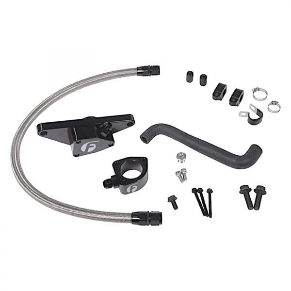 Fleece Performance Engineering® - Stainless Steel Coolant Bypass Kit with Stainless Steel Braided Line