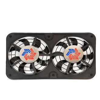 Flex-a-Lite® - Lo-Profile Direct Fit Dual Electric Fan