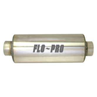 Flo-Pro® - Aluminized Steel Round Silver Exhaust Muffler