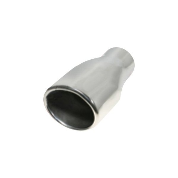 Flo-Pro® - 304 SS Round Straight Cut Double-Wall Polished Exhaust Tip