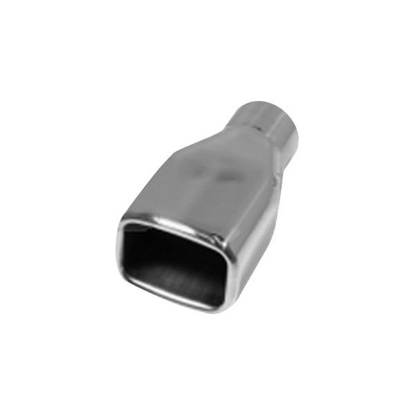 Flo-Pro® - 304 SS Soft Square Double-Wall Polished Exhaust Tip
