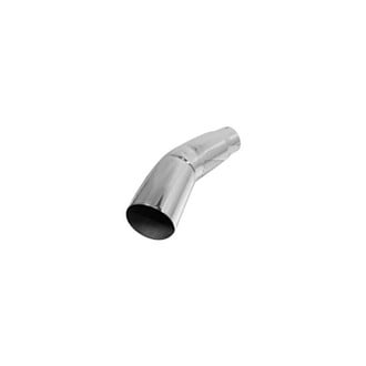 Flo-Pro® ST110 - 304 SS Turn Out Turndown Weld-On Polished Exhaust Tip (4" Inlet, 5" Outlet, 22" Length)