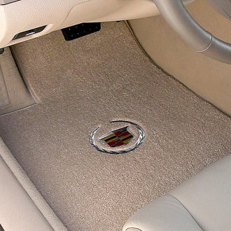 CFMBX1CD9204 Black Nylon Carpet Coverking Custom Fit Front and Rear Floor Mats for Select Cadillac Escalade Base Models 