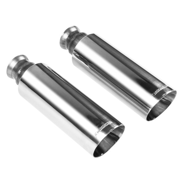 Flowmaster® - 304 SS Round Angle Cut Double-Wall Polished Exhaust Tips