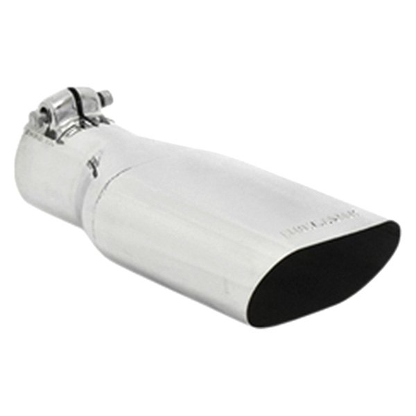 Flowmaster® - Stainless Steel Oval Angle Cut Polished Exhaust Tip with Embossed Logo