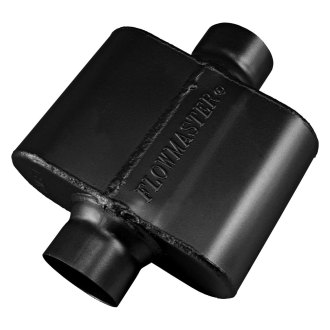 Flowmaster® - 10 Series Delta Force™ Oval Single Chamber Black Exhaust Muffler