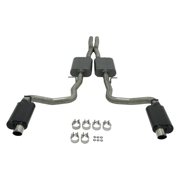 Flowmaster® - American Thunder™ Stainless Steel Dual Cat-Back Exhaust System