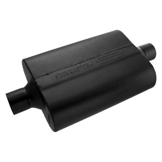Flowmaster® - 40 Series Delta Flow™ Aluminized Steel Oval Black Exhaust Muffler