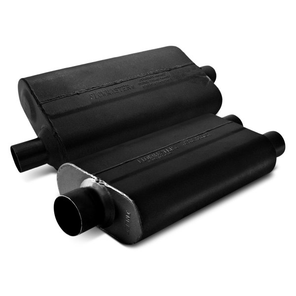 Flowmaster 943052 50 Delta Flow Muffler - 3" Center Inlet / 3" Offset Outlet, Moderate Sound For Street Cars & Trucks