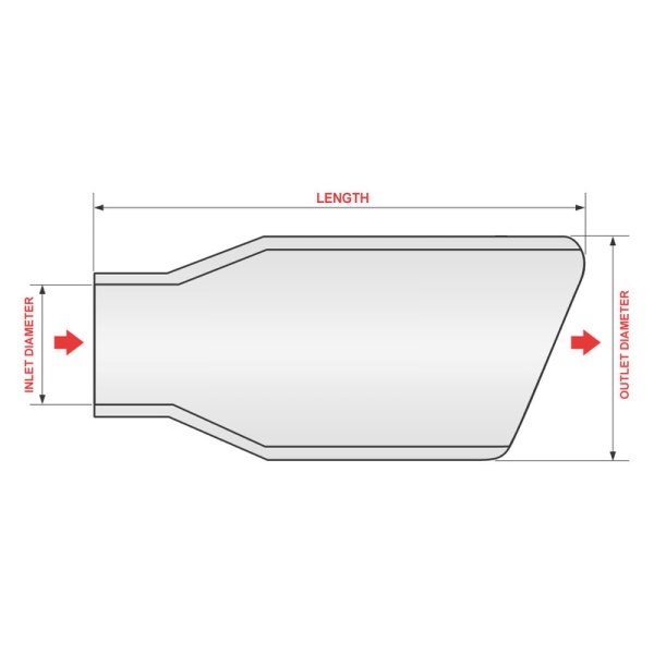 Flowmaster® - Slash Cut Tip