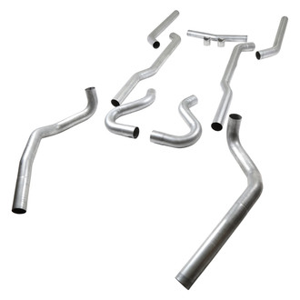 Flowmaster® - Pipes Only Aluminized Steel Header-Back Exhaust System with Dual Rear Exit