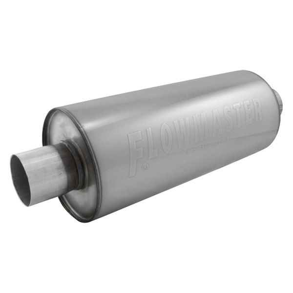 Flowmaster® - dBX Series™ Stainless Steel Round Laminar Flow Gray Exhaust Muffler