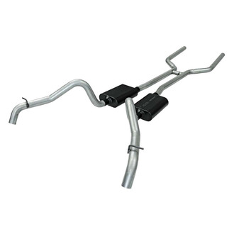 Flowmaster® - American Thunder™ Aluminized Steel Header-Back Exhaust System with Split Side Exit