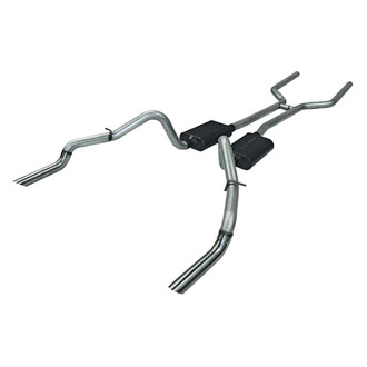Flowmaster® - American Thunder™ Aluminized Steel Header-Back Exhaust System with Split Rear Exit