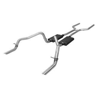 Flowmaster® - American Thunder™ Aluminized Steel Header-Back Exhaust System with Split Rear Exit