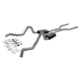 Flowmaster® - American Thunder™ Aluminized Steel Header-Back Exhaust System with Split Side Exit