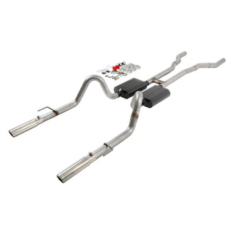 Flowmaster® - American Thunder™ Aluminized Steel Header-Back Exhaust System with Split Rear Exit