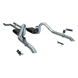 Flowmaster® - American Thunder™ Aluminized Steel Header-Back Exhaust System with Split Rear Exit