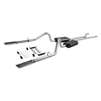 Flowmaster® - American Thunder™ Aluminized Steel Header-Back Exhaust System with Split Rear Exit