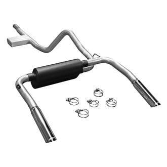 Flowmaster® - American Thunder™ Aluminized Steel Cat-Back Exhaust System with Split Rear Exit