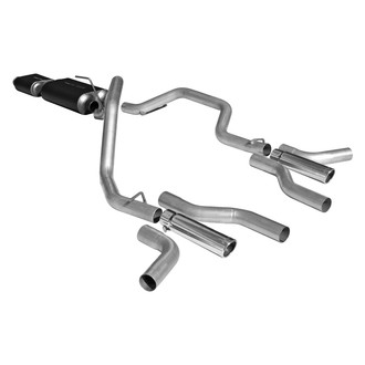 Flowmaster® - American Thunder™ Aluminized Steel Cat-Back Exhaust System with Split Rear/Side Exit