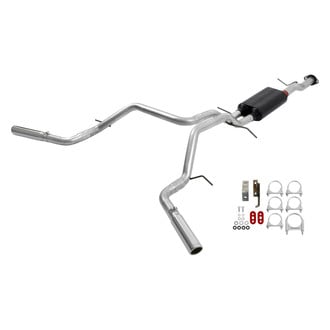 Flowmaster® - American Thunder™ Aluminized Steel Cat-Back Exhaust System with Split Side Exit