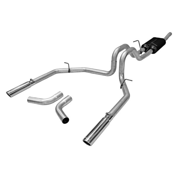 Flowmaster® - Force II™ Aluminized Steel Cat-Back Exhaust System, Ford F-150