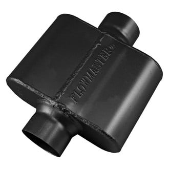 Flowmaster® - 10 Series Delta Force™ Oval Single Chamber Black Exhaust Muffler