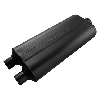 Flowmaster® - 70 Series Delta Flow™ Aluminized Steel Oval Big Block Black Exhaust Muffler