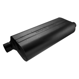 Flowmaster® - 70 Series Delta Flow™ Aluminized Steel Oval Big Block Diesel Black Exhaust Muffler
