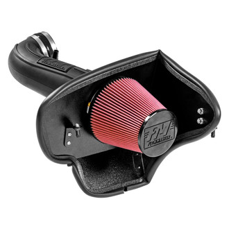 Flowmaster® - Delta Force™ Cross-Linked Polyethylene Black Cold Air Intake System with Oiled Red Filter