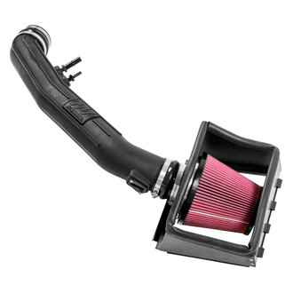 Flowmaster® - Delta Force™ Cross-Linked Polyethylene Black Cold Air Intake System with Oiled Red Filter
