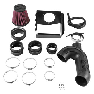 Flowmaster® - Delta Force™ Cross-Linked Polyethylene Black Cold Air Intake System with Oiled Red Filter